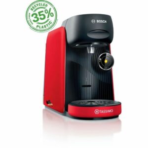 Kapsel-Kaffeemaschine BOSCH TAS163E T16 Finesse Schwarz Rot rouge 1400 W 700 ml