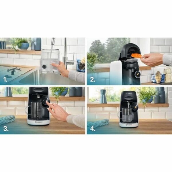 Kapsel-Kaffeemaschine BOSCH TAS164E Schwarz 1400 W 700 ml – Bild 7