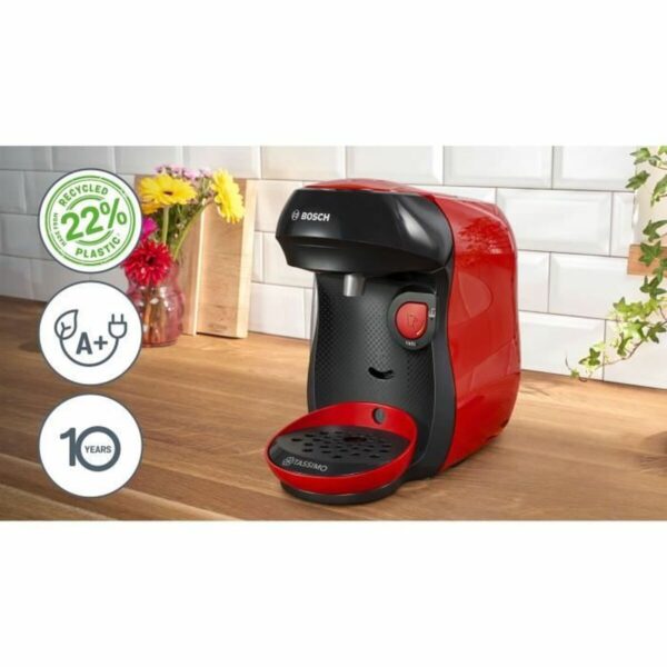 Kapsel-Kaffeemaschine BOSCH TAS103E Schwarz rouge 1400 W 700 ml – Bild 3