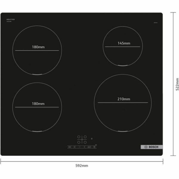 Induktionskochfeld BOSCH PUE611BB5H 60 cm – Bild 4
