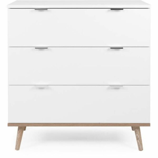 Schubladenschrank Scandinavian Weiß 79,8 x 40 x 86,5 cm – Bild 3