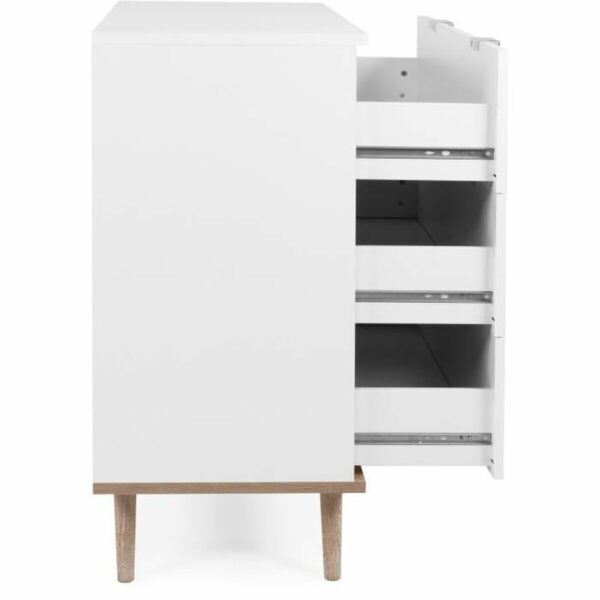 Schubladenschrank Scandinavian Weiß 79,8 x 40 x 86,5 cm – Bild 6