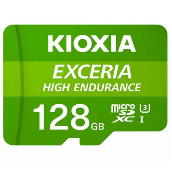 Mikro SD Speicherkarte mit Adapter Kioxia Exceria High Endurance Klasse 10 UHS-I U3 grün – Bild 3
