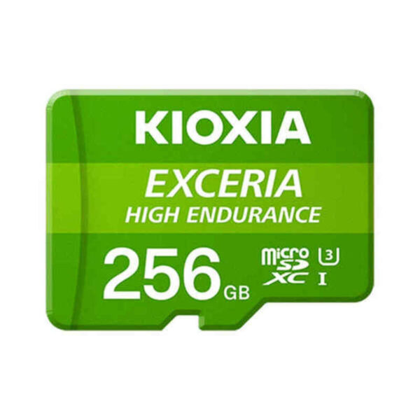 Mikro SD Speicherkarte mit Adapter Kioxia Exceria High Endurance Klasse 10 UHS-I U3 grün – Bild 2