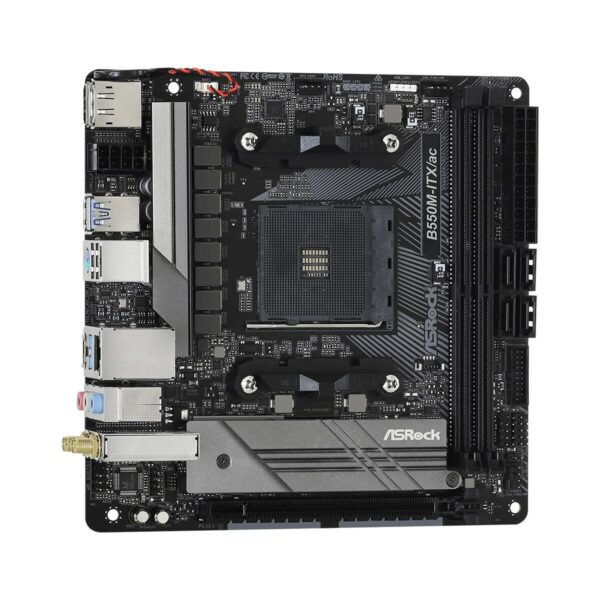 Motherboard ASRock B550M-ITX/ac AMD B550 AMD AM4 – Bild 4