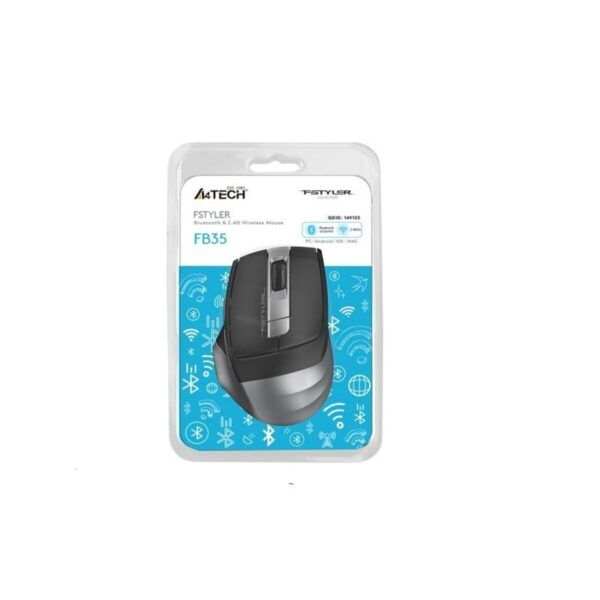 Schnurlose Mouse A4 Tech FB35 Grau – Bild 3