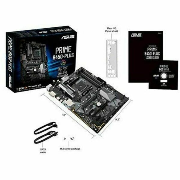 Motherboard Asus PRIME B450-PLUS ATX DDR4 AM4 AMD B450 AMD AM4 – Bild 5