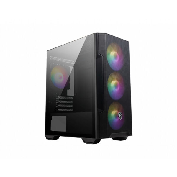 ATX Semi-Tower Gehäuse MSI MAG FORGE M100R Weiß Schwarz Bunt