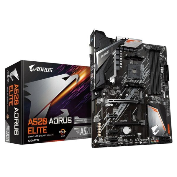 Motherboard Gigabyte A520 AORUS ELITE AMD A520 AMD AM4 – Bild 4