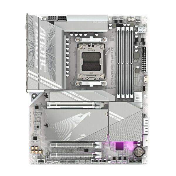 Motherboard Gigabyte X870 AORUS ELITE WF7 ICE AMD AM5 AMD X870 – Bild 2