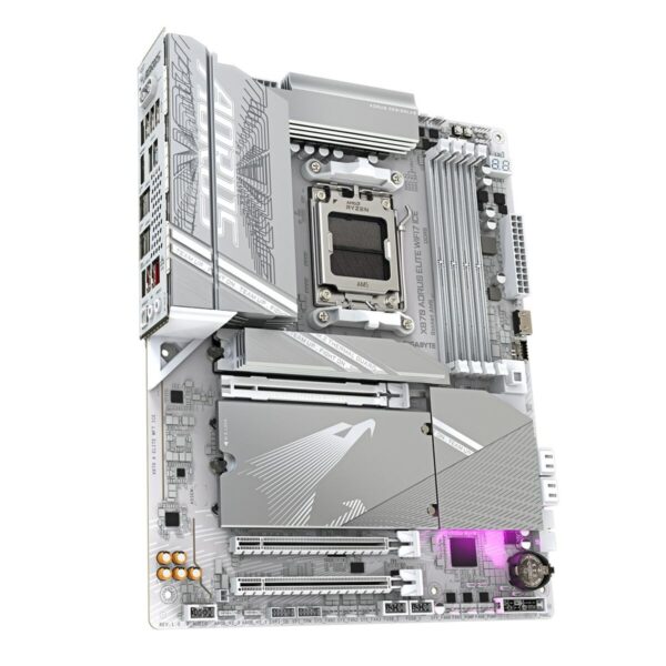 Motherboard Gigabyte X870 AORUS ELITE WF7 ICE AMD AM5 AMD X870 – Bild 3
