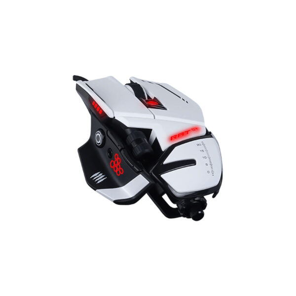 Mouse Mad Catz MR04DCINWH000-0 Weiß Bunt Schwarzweiß 12000 dpi – Bild 2
