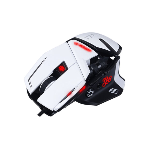 Mouse Mad Catz MR04DCINWH000-0 Weiß Bunt Schwarzweiß 12000 dpi – Bild 3