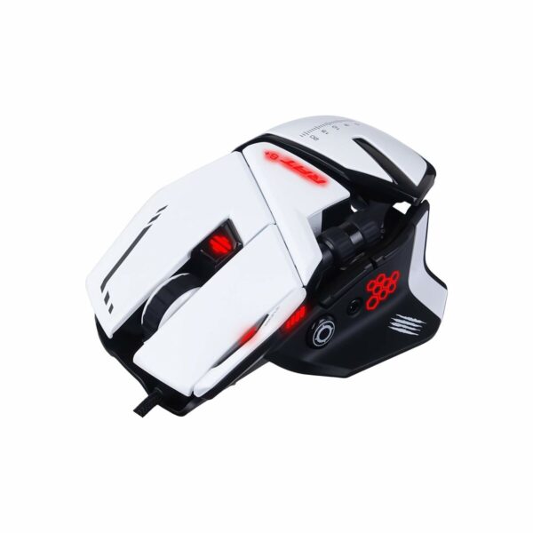 Mouse Mad Catz MR04DCINWH000-0 Weiß Bunt Schwarzweiß 12000 dpi – Bild 6