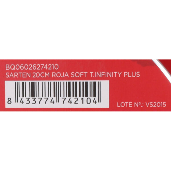 Pfanne Quttin Infinity Rot 20,3 x 36 cm (6 Stück) – Bild 4