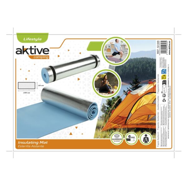 Matte Aktive Camping Blau 180 x 0,6 x 50 cm 12 Stück – Bild 4