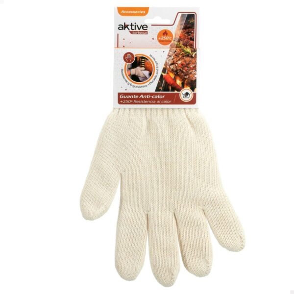 Barbecue-Handschuh Aktive 24 Stück Beige – Bild 4