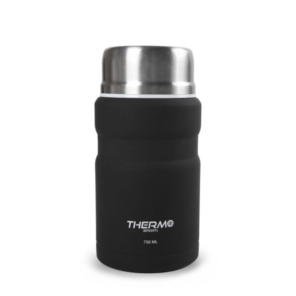 Thermoskanne für Lebensmittel ThermoSport Schwarz Stahl 750 ml (6 Stück) – Bild 3