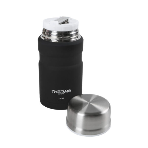 Thermoskanne für Lebensmittel ThermoSport Schwarz Stahl 750 ml (6 Stück) – Bild 4