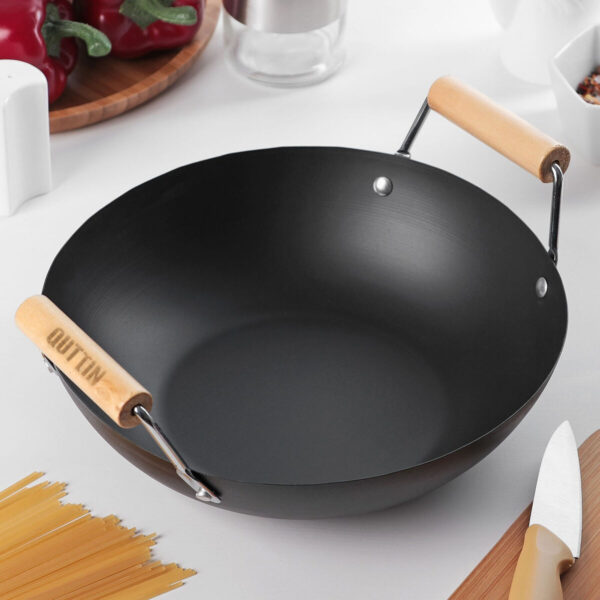 Wok Pfanne Quttin Holz (6 Stück) – Bild 2