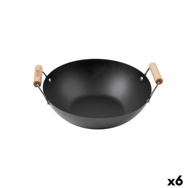 Wok Pfanne Quttin Holz (6 Stück)