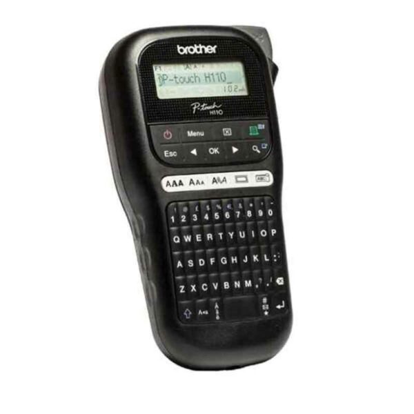 Tragbares, elektrisches Etikettengerät Brother 5837170 12 mm Schwarz – Bild 2