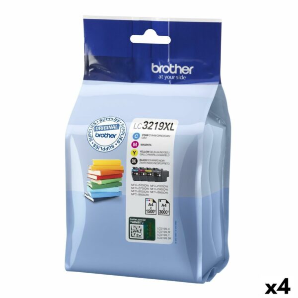 Original Tintenpatrone Brother LC3219XL Schwarz/Zyanblau/Magenta/Gelb – Bild 2