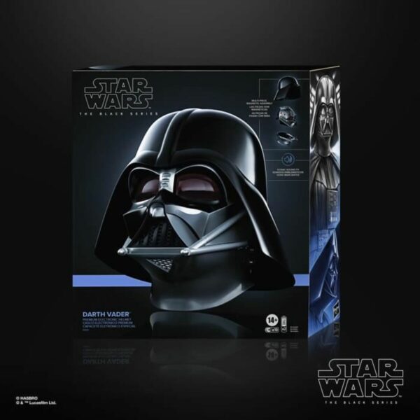 Sammelfigur Hasbro Dark Vader Electronic Helmet Schwarz – Bild 4