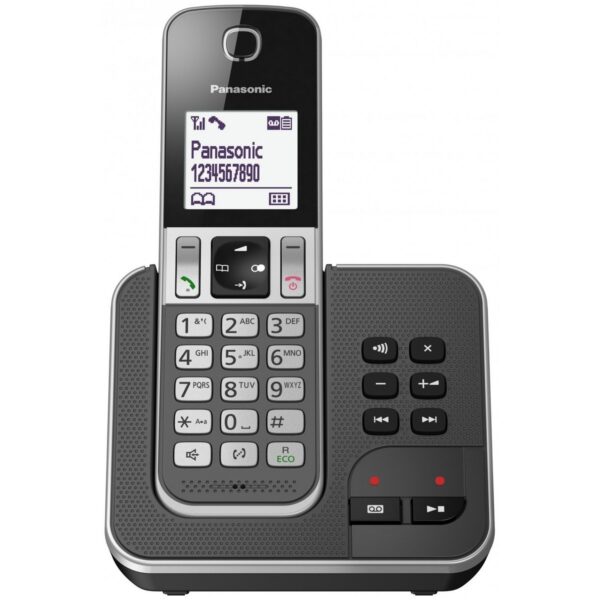 Kabelloses Telefon Panasonic KX-TGD320FRG Weiß Schwarz Grau – Bild 2