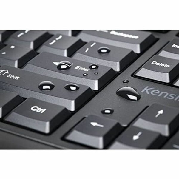 Tastatur mit Drahtloser Maus Kensington K75230ES Schwarz Spanisch Qwerty Spanisch QWERTY – Bild 2