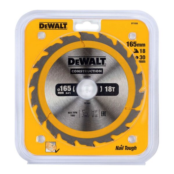 Trennscheibe Dewalt dt1936-qz 165 x 30 mm – Bild 2
