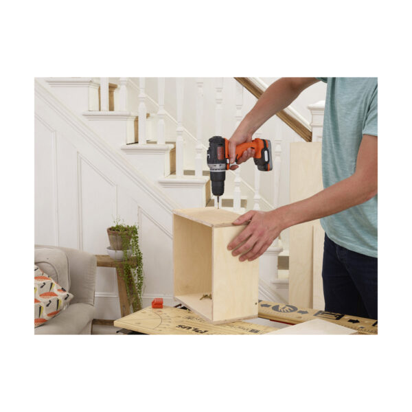 Hammerbohrer Black & Decker BDCHD12S1-XJ 12V 1,5 Ah 12 V – Bild 2