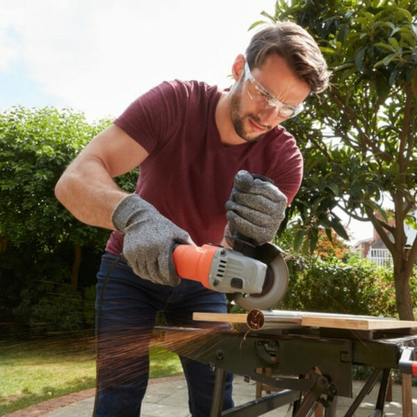 Winkelschleifer Black & Decker BEG010 710 W 115 mm Mini – Bild 5