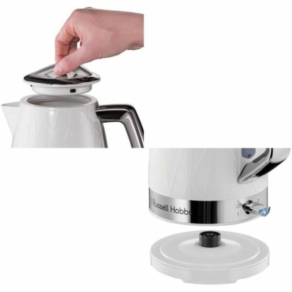 Wasserkocher Russell Hobbs 28080-70 Weiß 2400 W 1,7 L – Bild 2