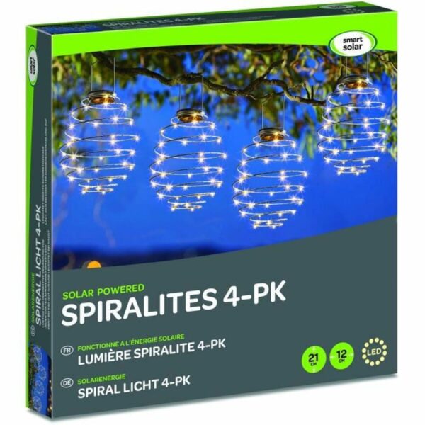 Leuchtende Dekoration Smart Garden Spiralight Grau 4 Stück – Bild 4