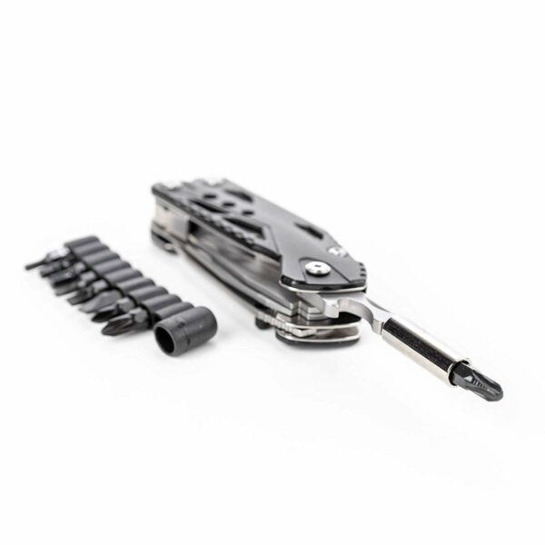 Multifunktionsmesser True Handy one tu181 18 in 1 Schwarz Silberfarben – Bild 3