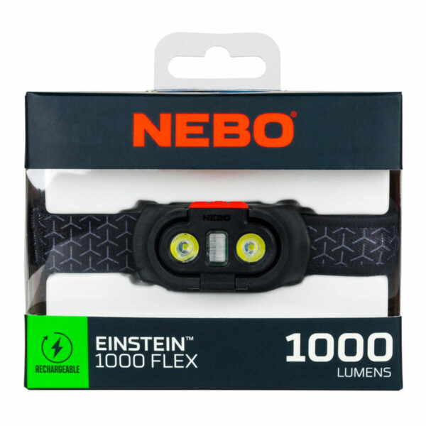 LED-Kopf-Taschenlampe Nebo Einstein™ 1000 Flex 1000 Lm – Bild 3