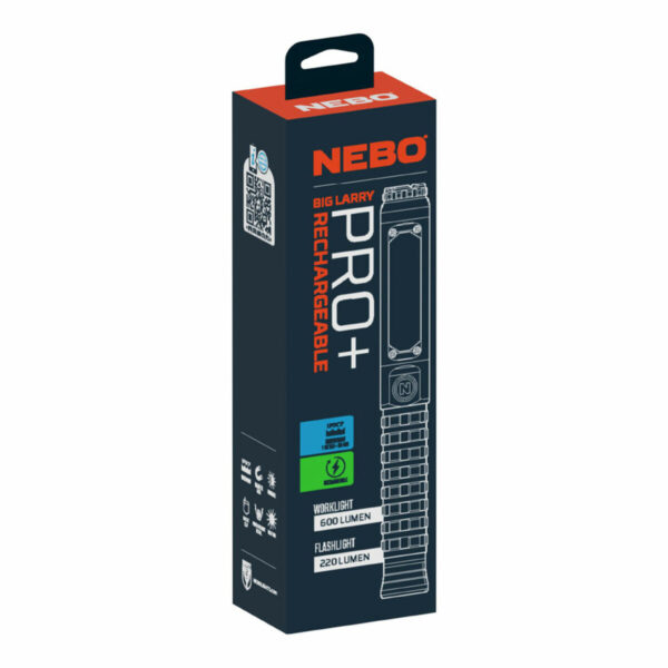 LED-Taschenlampe wiederaufladbar Nebo Big Larry Pro+ 600 lm – Bild 3