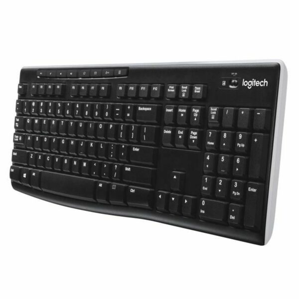 Drahtlose Tastatur Logitech Französisch Schwarz AZERTY – Bild 2