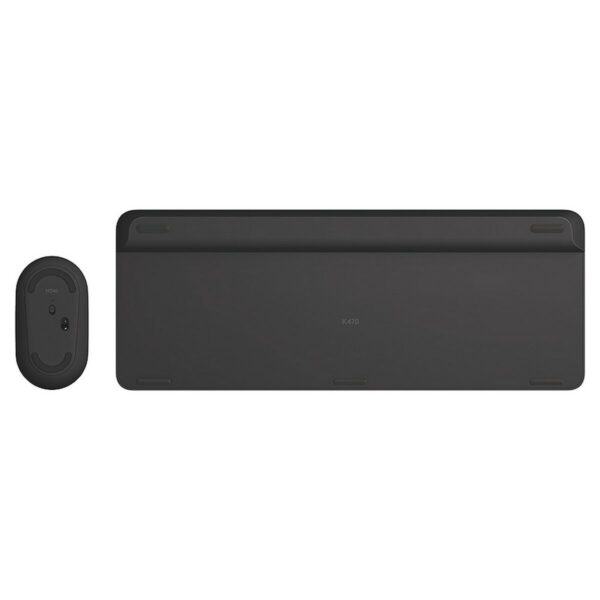 Tastatur mit Maus Logitech 920-009190 Schwarz Grau Französisch AZERTY – Bild 5