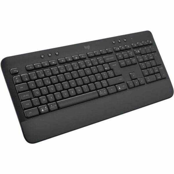 Tastatur Logitech Signature K650 AZERTY Französisch Dunkelgrau Grau – Bild 2