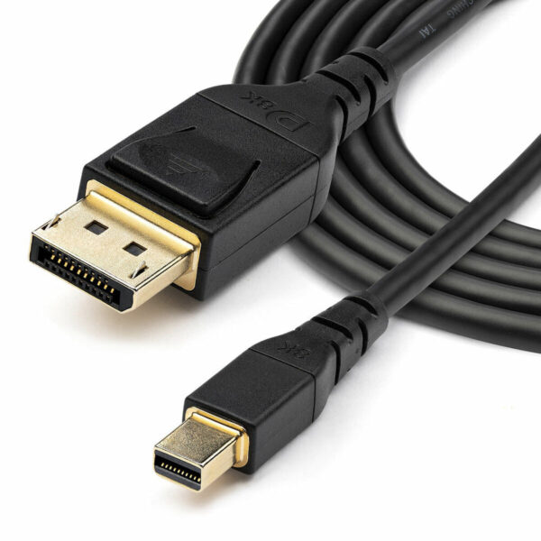 Mini-DisplayPort-Kabel zu DisplayPort Startech DP14MDPMM2MB         Schwarz – Bild 2