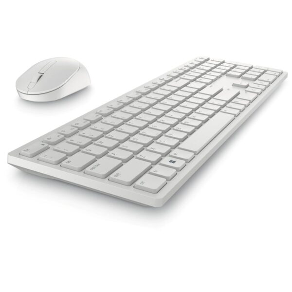 Tastatur mit Drahtloser Maus Dell KM5221W-WH Weiß Qwerty US – Bild 4