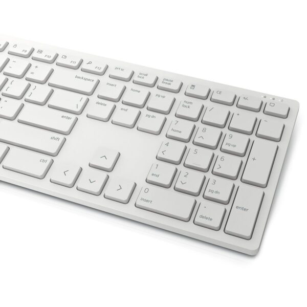 Tastatur mit Drahtloser Maus Dell KM5221W-WH Weiß Qwerty US – Bild 5