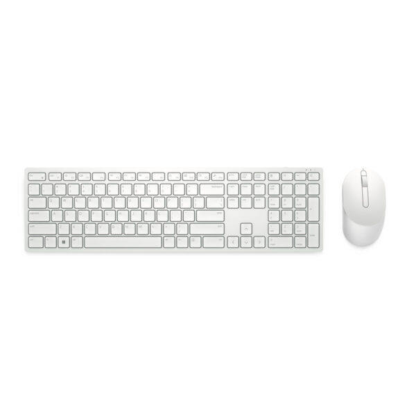 Tastatur Dell KM5221W-WH-SPN Weiß Schwarz Qwerty Spanisch