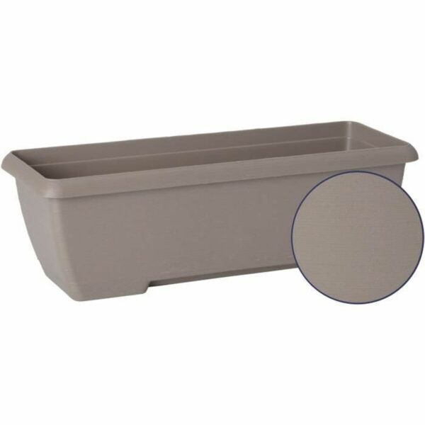 Blumentopf Garden ID Teramo Grau Taupe 60 cm – Bild 2