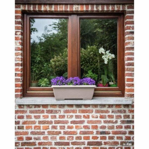 Blumentopf Garden ID Teramo Grau Taupe 60 cm – Bild 4