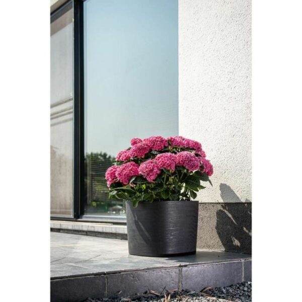 Selbstbewässernder Blumentopf Garden ID Schwarz 40 x 40 cm – Bild 4