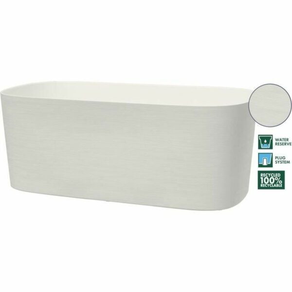 Selbstbewässerndes Pflanzgefäß Garden ID Weiß 17 x 50 x 17 cm – Bild 2