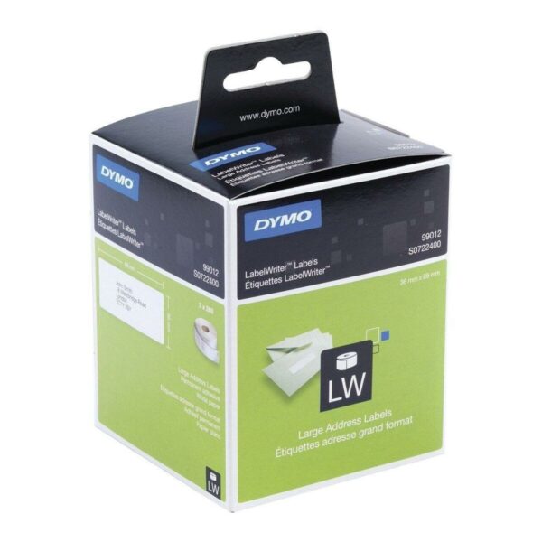 Drucker-Etiketten Dymo 99012 LabelWriter™ 36 x 89 mm Weiß Schwarz – Bild 3